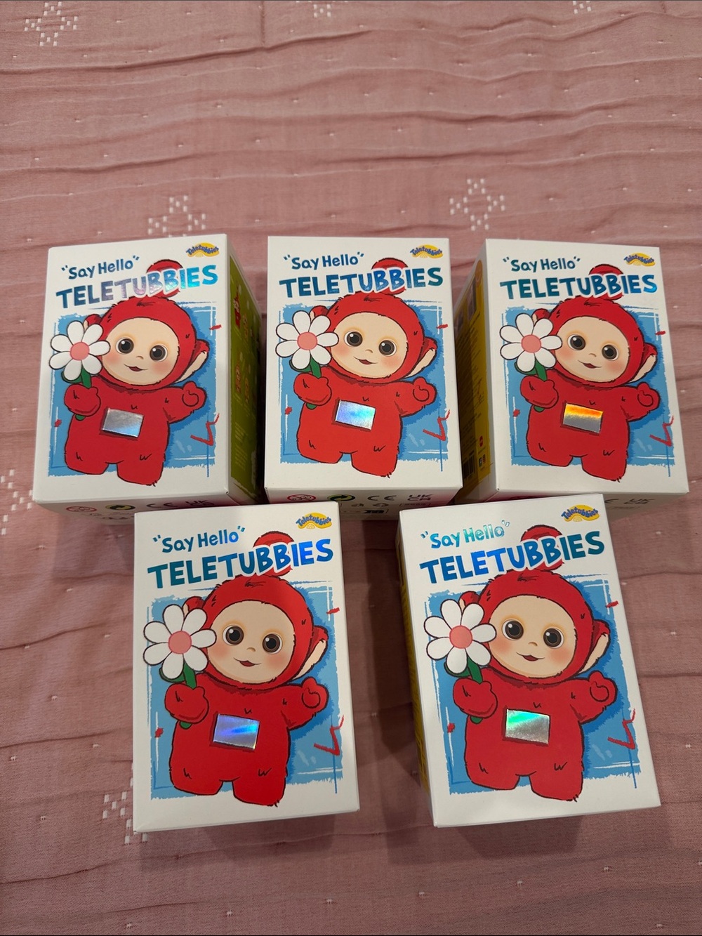 Say Hello Teletubbies Red Po Character Mini Boxes - Lot of 5